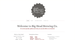 Desktop Screenshot of bigheadbrewingco.com